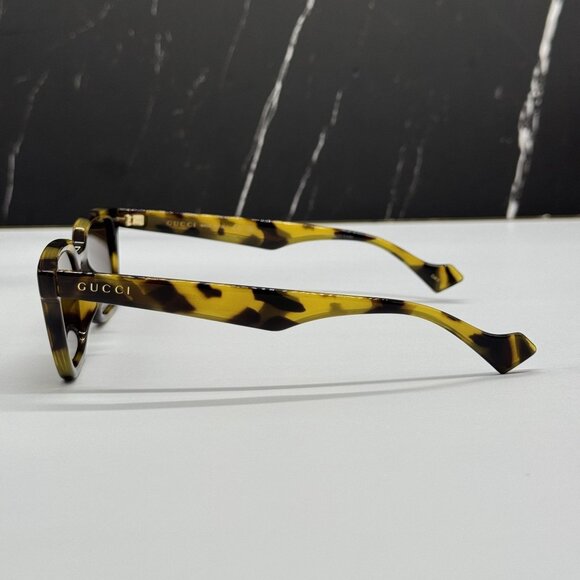 NEW GUCCI SUNGLASSES GG1539S 005 HAVANA UNISEX EYEWEAR - Picture 6 of 10